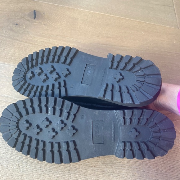 Thursday Boot Company Black and White Penny Loafers - Picture 10 of 11